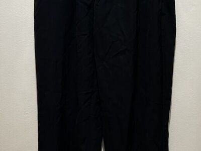 Eileen Fisher Black 100% Wool Casual Dress Pants 2