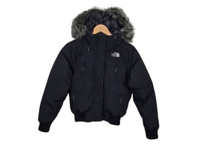 The North Face HyVent Goose Down Puffer Bomber Jacket Black Small