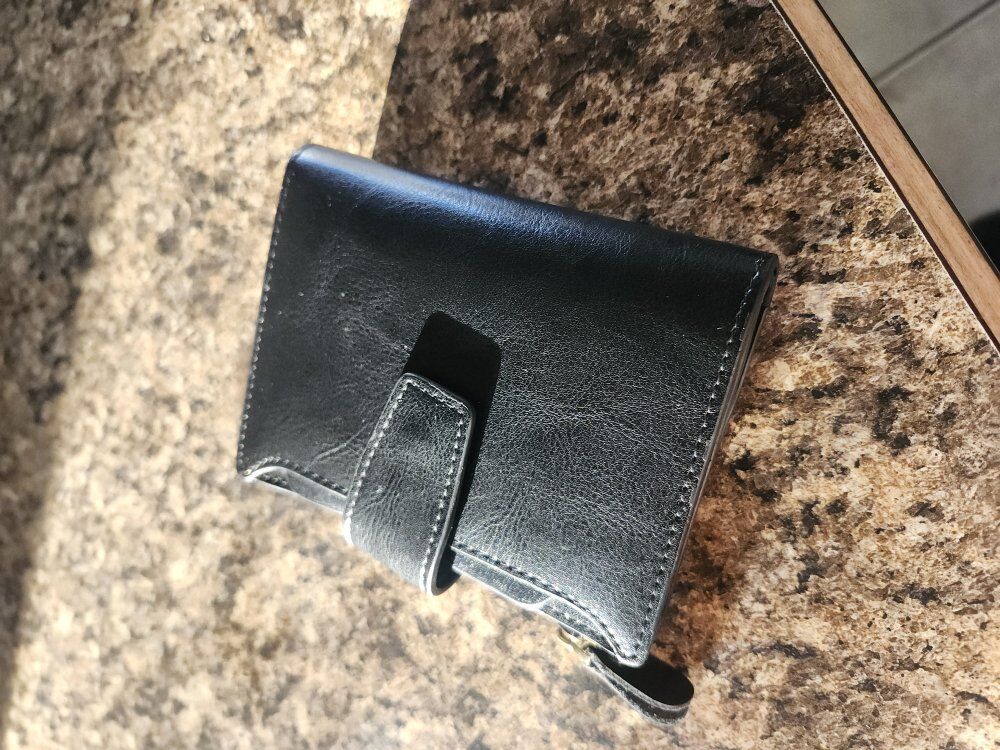 Black Wallet - Leather
