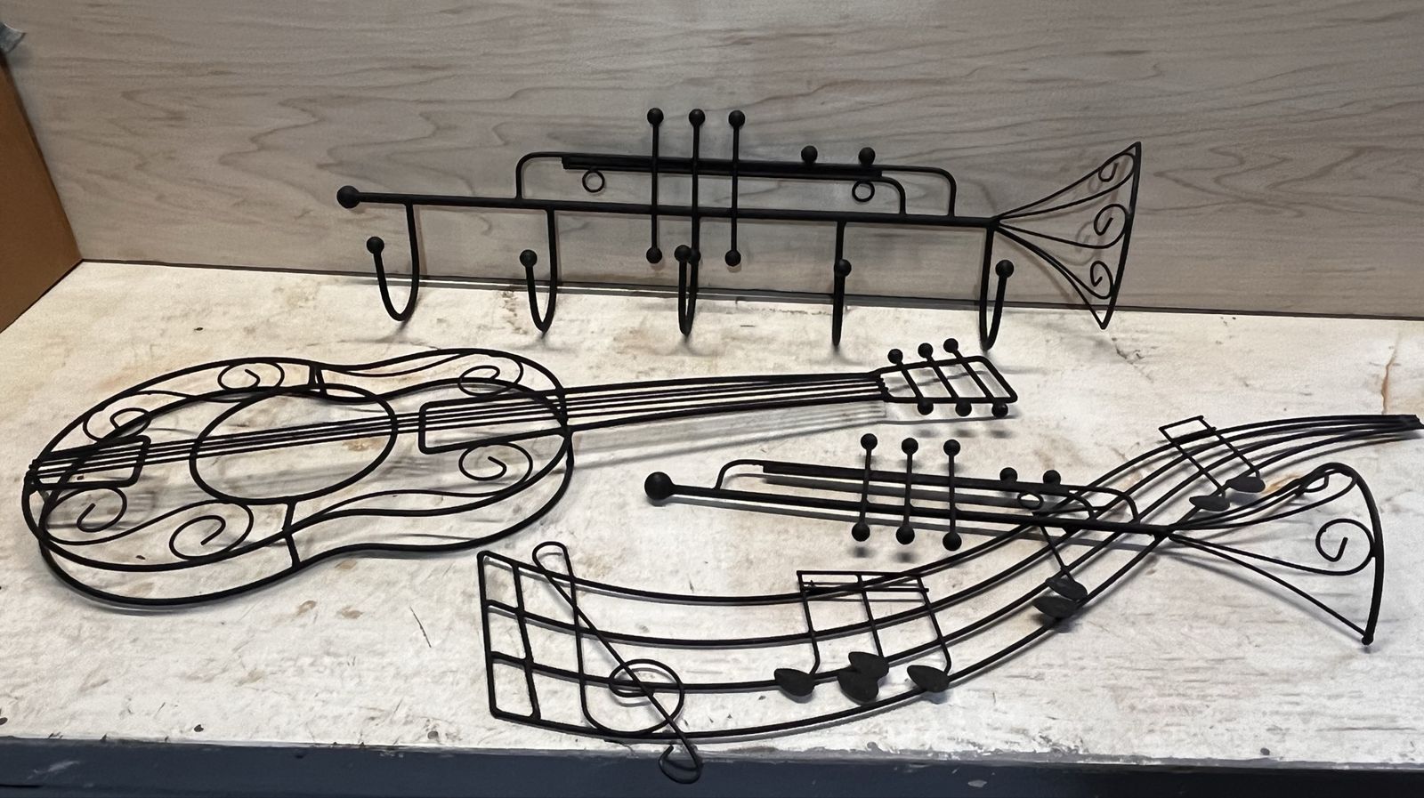 Music Themed Coat-hook and Decorations
