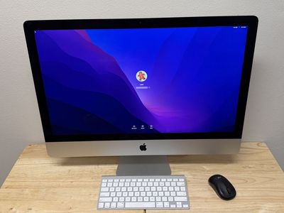 2015 iMac 27” 5K i5/8GB/1TB SSD Monterey