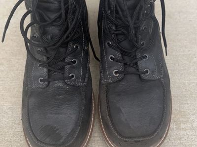 Keen Utility Detroit XT Black Leather Work Boots Men's Size 12 Steel Toe EH Safety