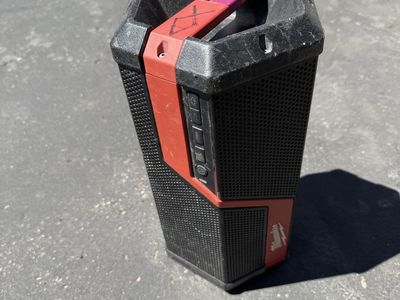Milwaukee M12 Wireless Jobsite Speaker - Bluetooth/AUX Input,