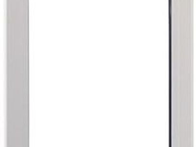 Adjustable Height 77-5/8" to 80-3/8", 10-1/2" x 15" Flap Size Aluminum Pet Patio Door - WHITE