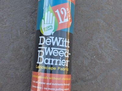 12 year landscape weed barrier fabric 3x50