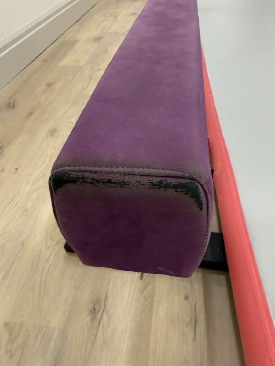 Adjustable Gymnastics Balance Beam for Training - Purple