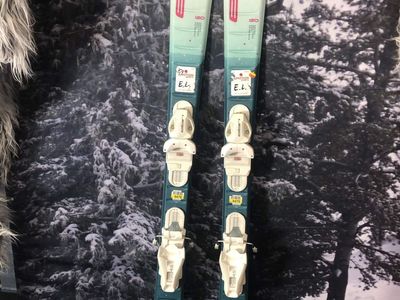 Used Elan Starr JR 120cm Jr Kids Skis w/ Elan El 4.5 Binding