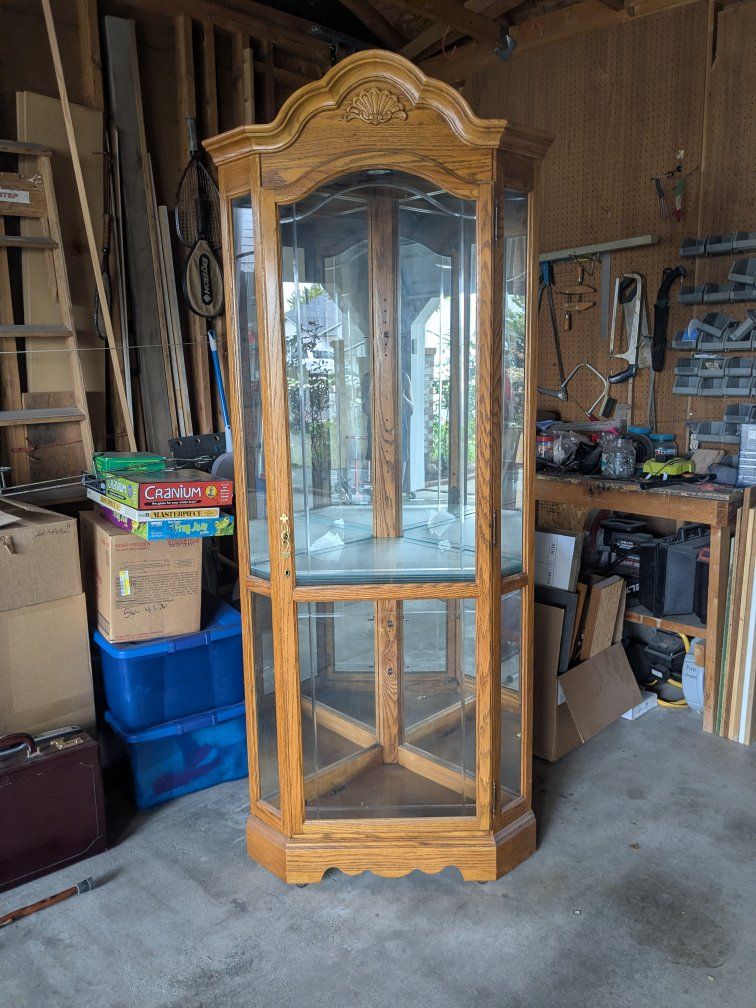 Corner Curio Cabinet