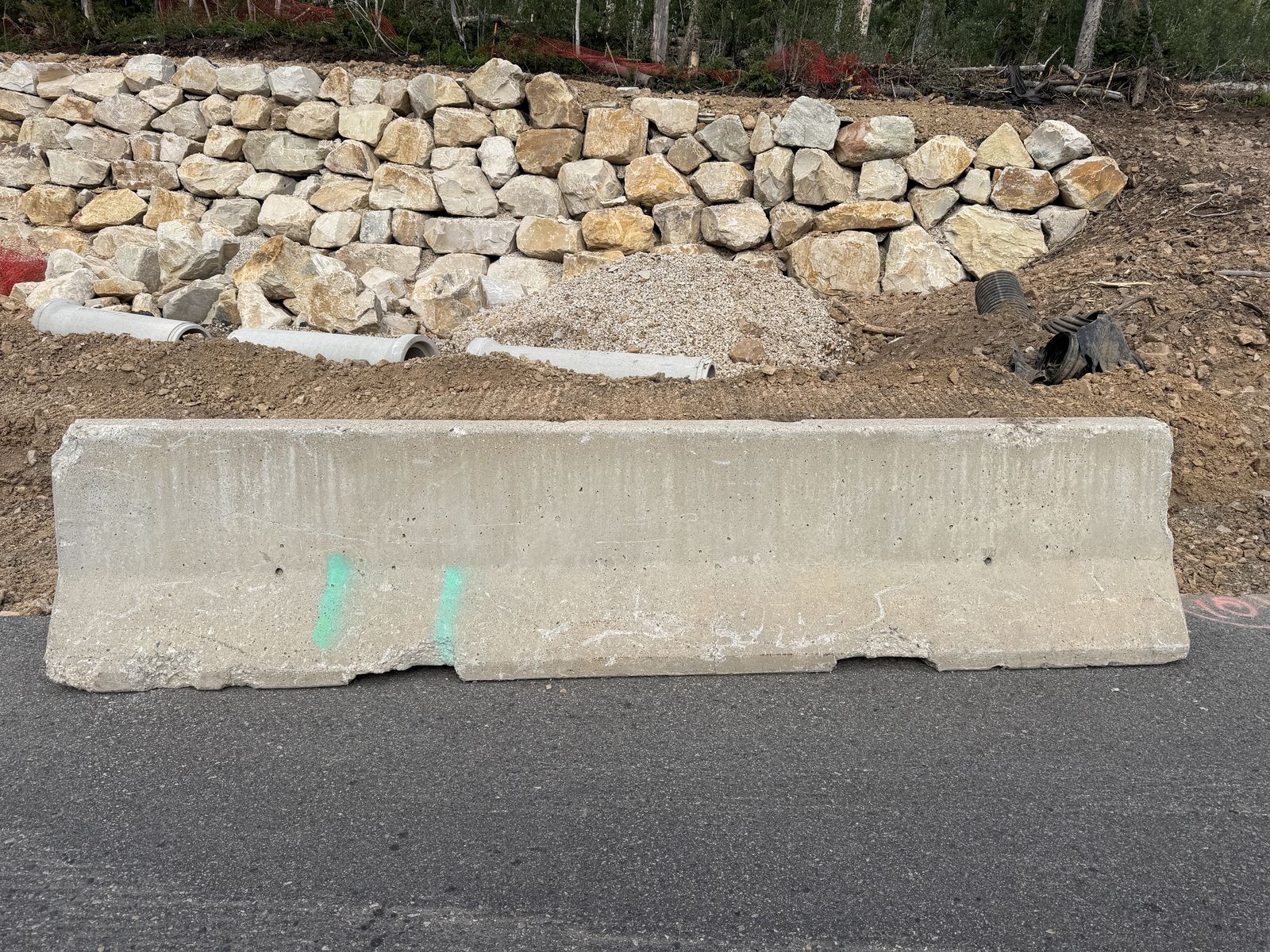 Concrete Jersey Barriers