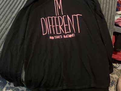 Mudd Girls Black Long Sleeve Graphic Tee Shirt Size 16