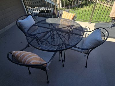 Metal Outdoor Table and Chairs