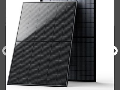 New 2 pack 400w Epoch 800W Total Bifacial Solar Panel 12/24V panels