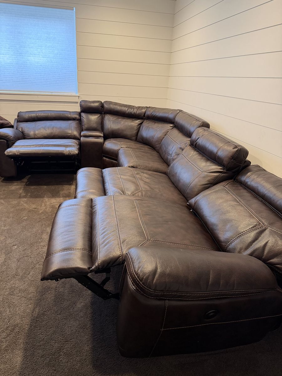 Leather couch