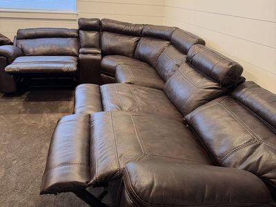Leather couch