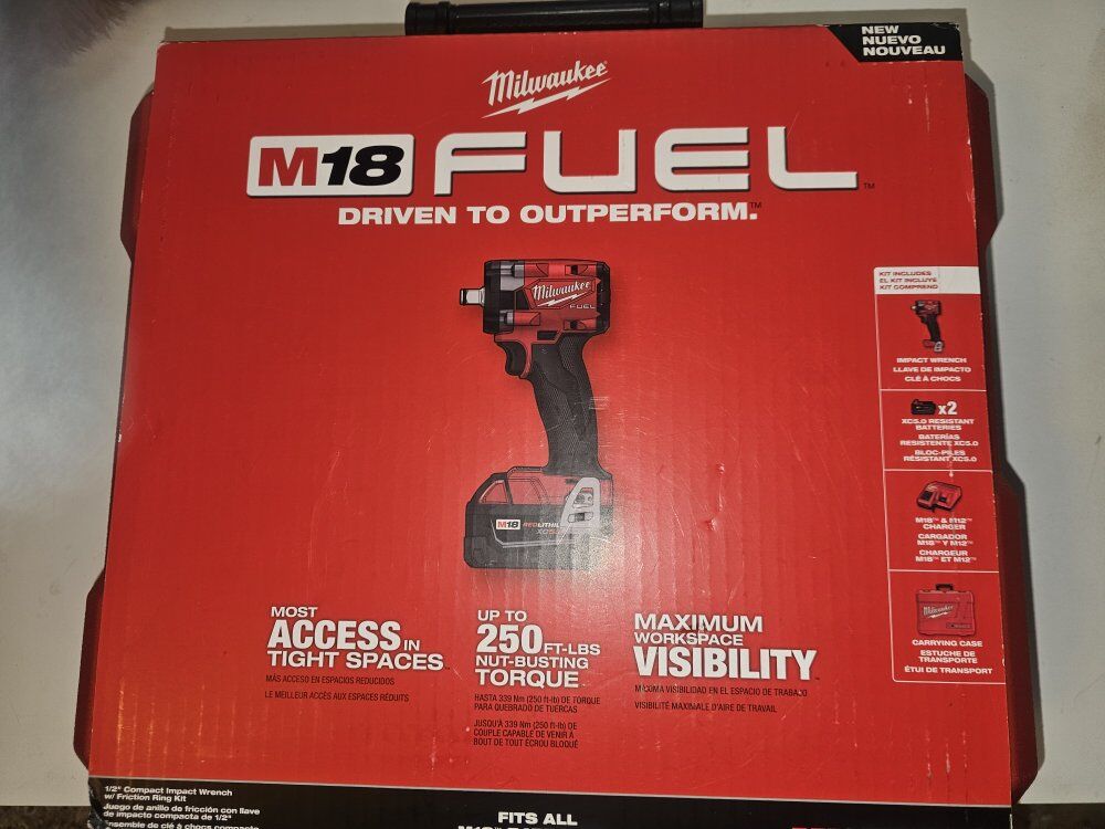 M18 Fuel Milwaukee Impact 1/2 Driver