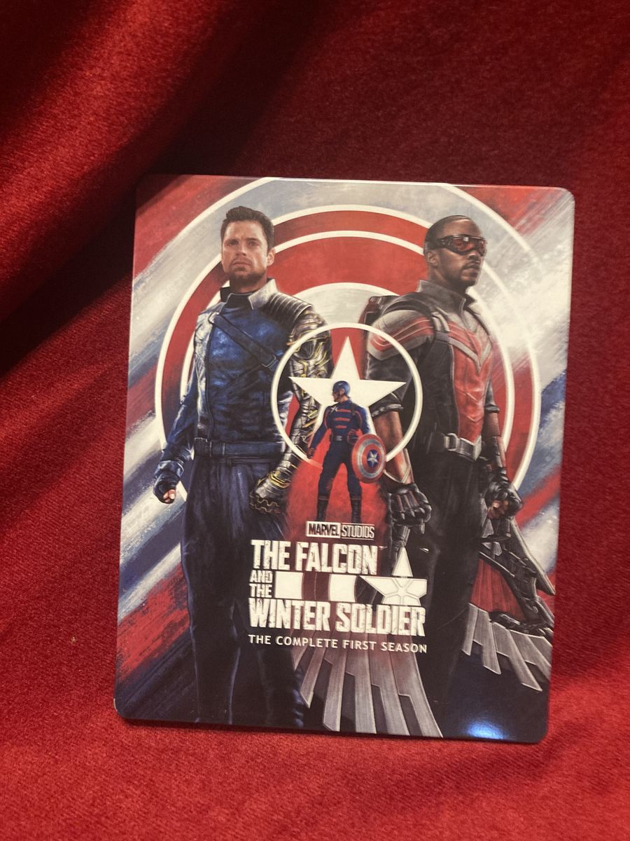 The Falcon And The Winter Soldier Complete First Season Blu Rays SteelBook Case