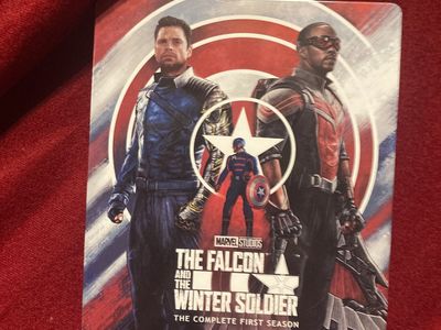 The Falcon And The Winter Soldier Complete First Season Blu Rays SteelBook Case
