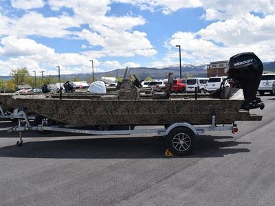 2024 Lowe Rough Neck 1860 Center Console with a 80HP Mercury JET Engine and Trailer
