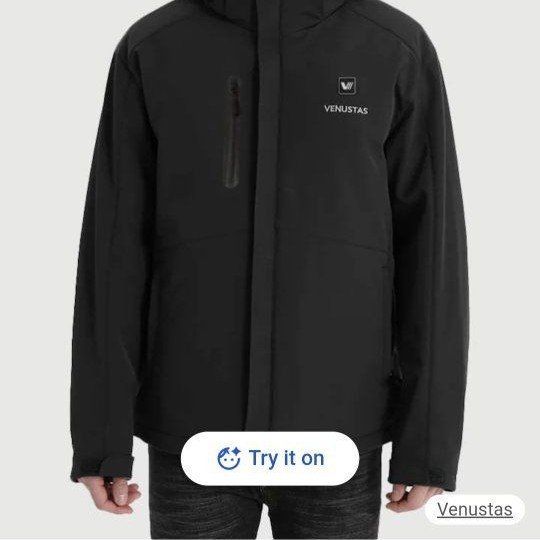 Mens Venustas heated coat
