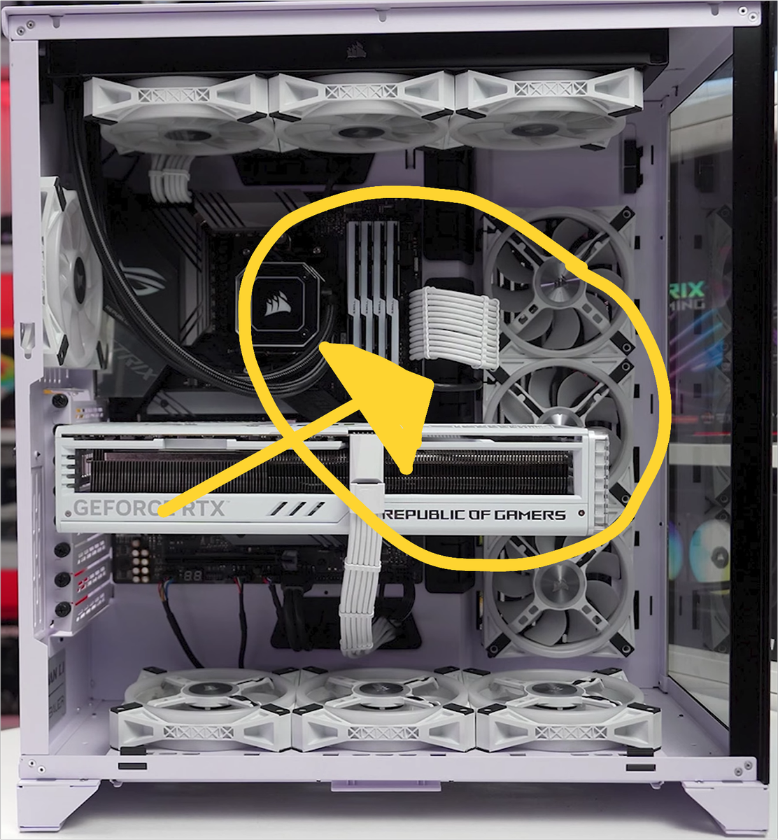 Beautify your build! White 24pin ATX Power Supply Extension Cable