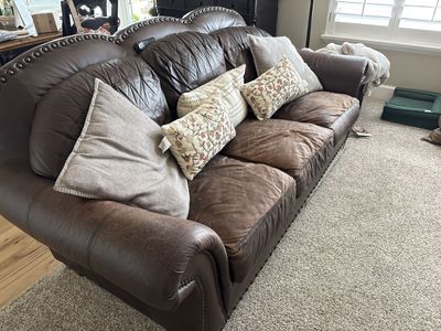 Leather couch