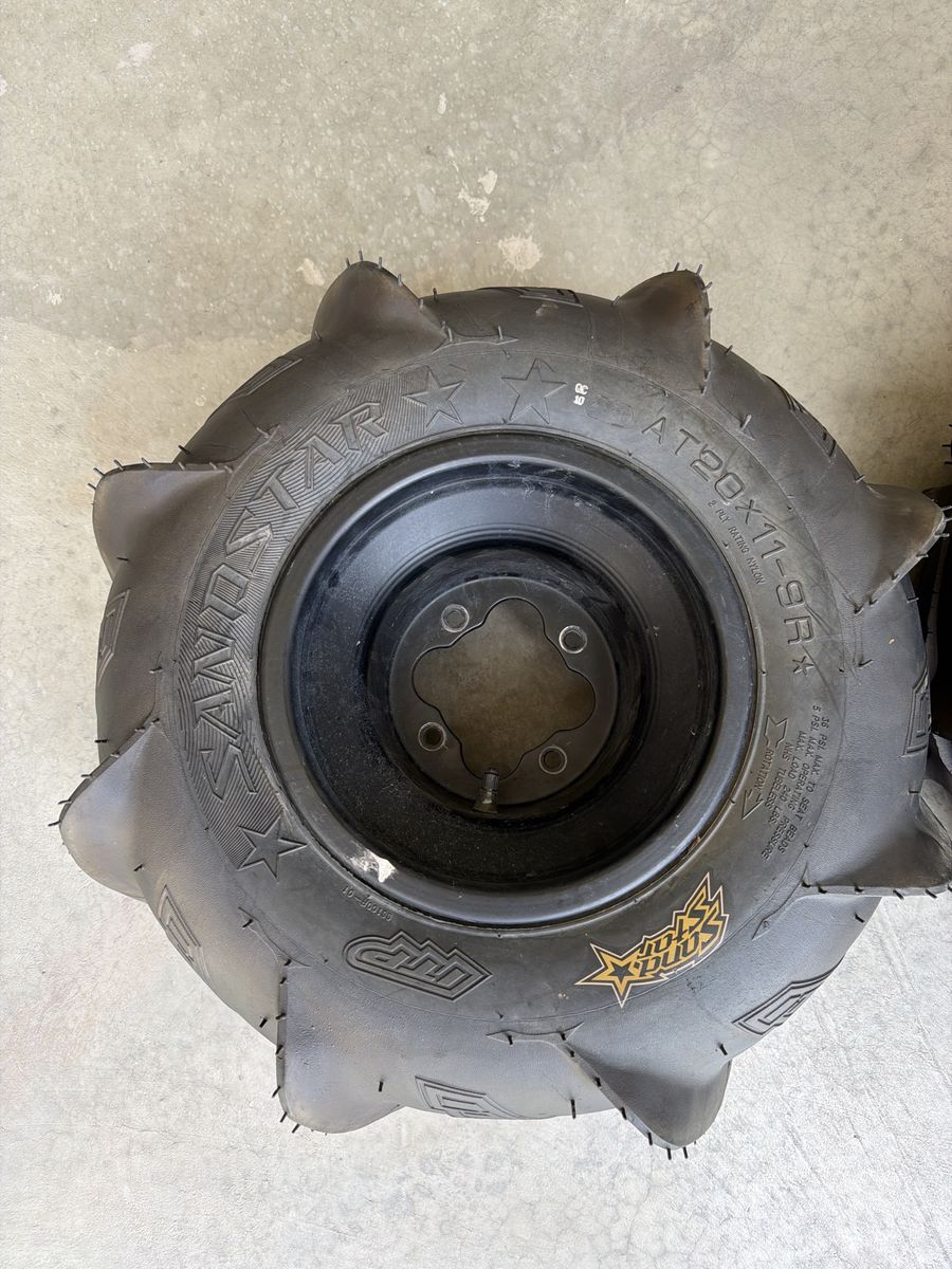ITP SandStar ATV Paddle Tires with Wheels AT20x11-9 (Pair)