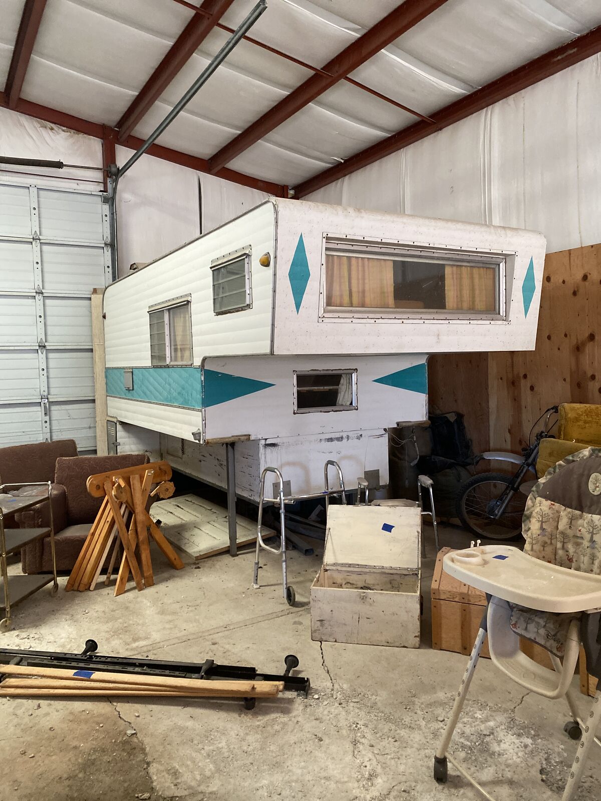 Vintage 1960’s camper shell