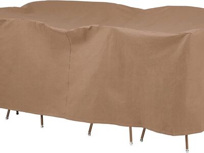 Duck Covers Essential Collection Outdoor Table & Chair Set Cover 96"