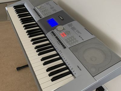 Yamaha Piano, Keyboard Stand & Wall Adapter
