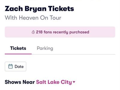 Zach Bryan Concert Tickets (Two)
