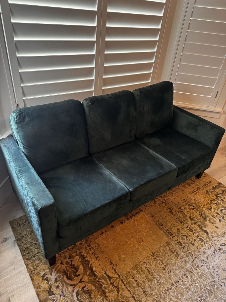 Couch (green velvet)