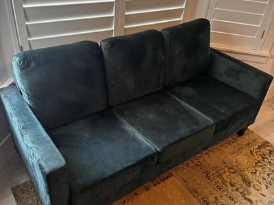 Couch (green velvet)