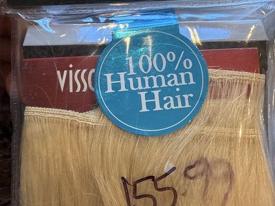 Bobbi Boss Soft Silky 18" 100% Human Hair Extensions - Color 613 Blonde Weave