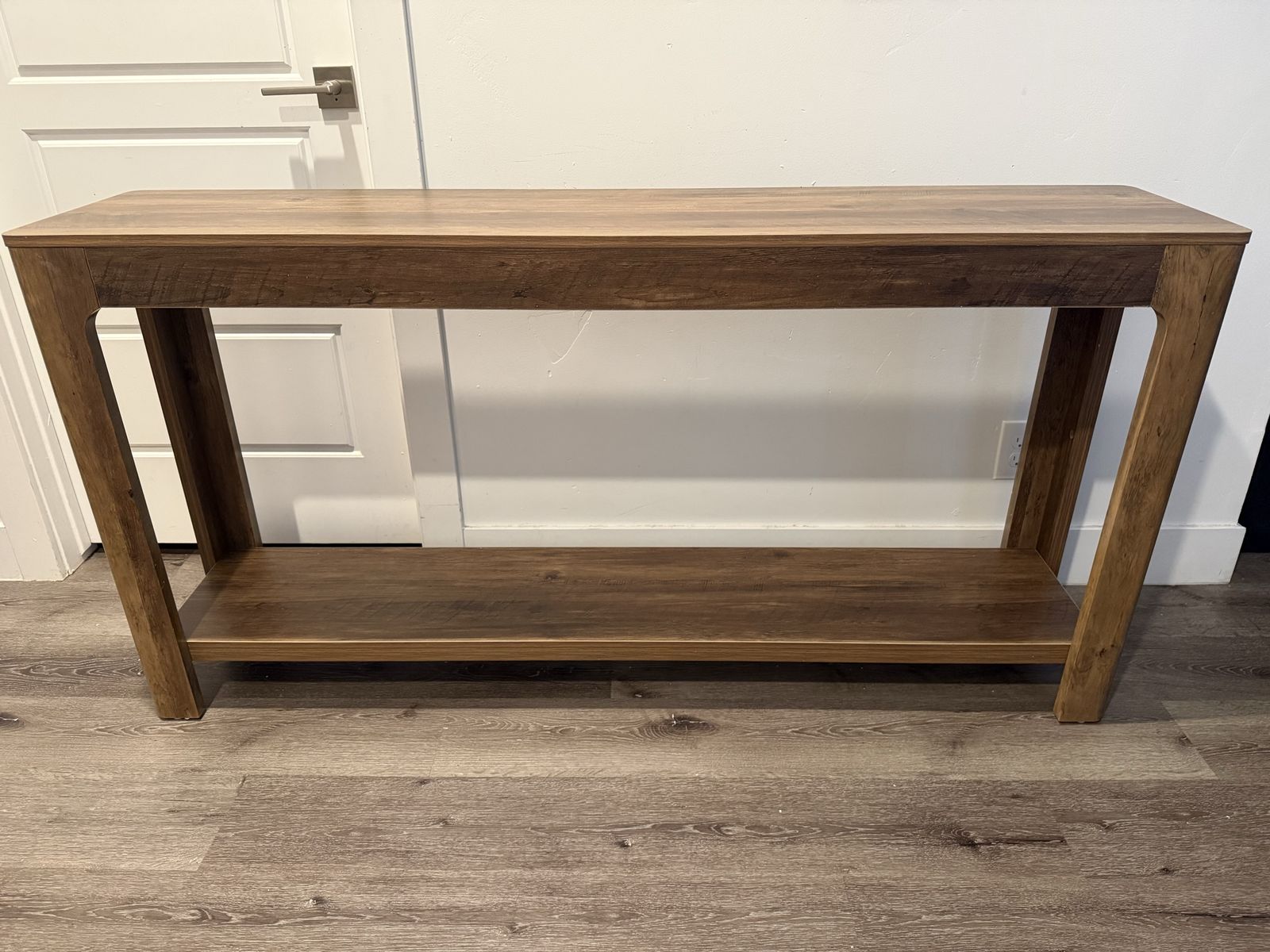 Brand New Farmhouse Entryway Console Table