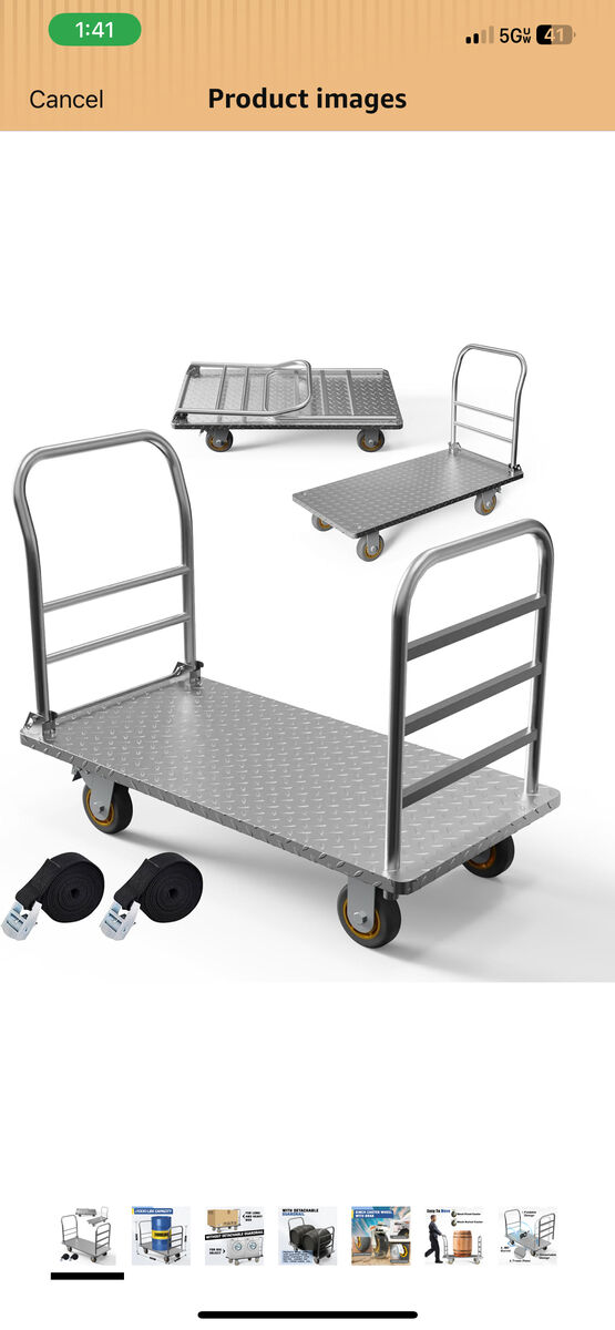 NEW - PLATFORM TRUCK / CART / DOLLY - DETACHABLE