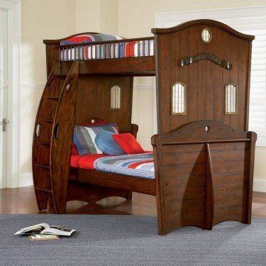Pirate Bed, Dresser, Nightstand