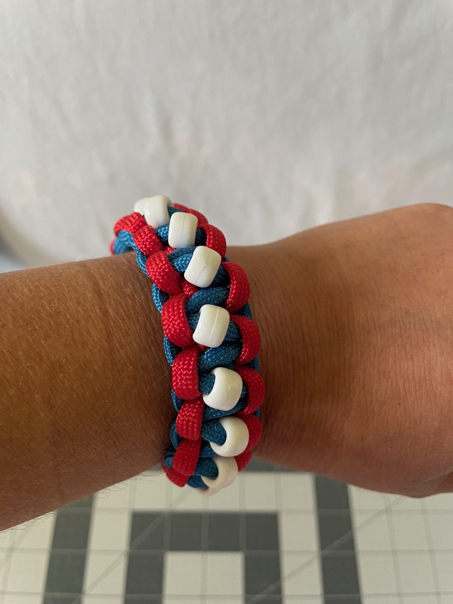 Red, White & Blue ParaCord Bracelet