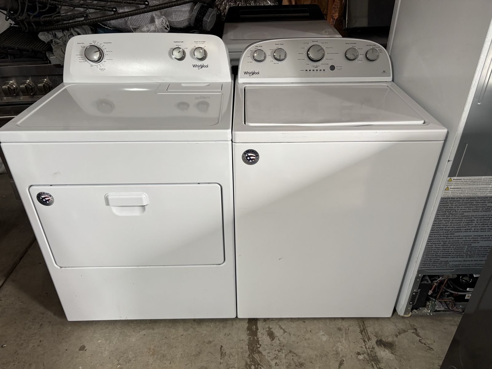Whirlpool Washer & Dryer Free Delivery