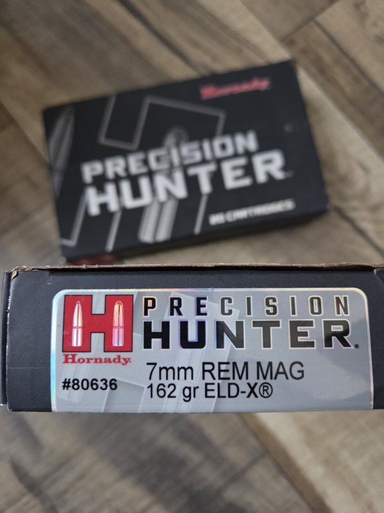 Hornady Precision Hunter 7mm Rem Mag 162 gr ELD-X 
