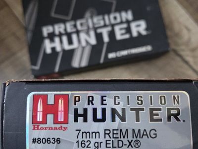 Hornady Precision Hunter 7mm Rem Mag 162 gr ELD-X