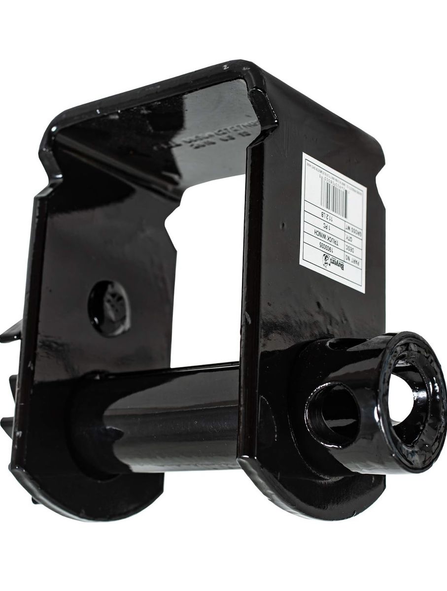 Buyers Products 1903035 Weld-On Flatbed Truck Tie Down Winch Black Steel