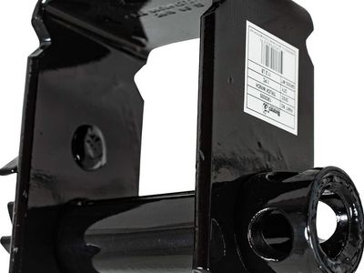Buyers Products 1903035 Weld-On Flatbed Truck Tie Down Winch Black Steel