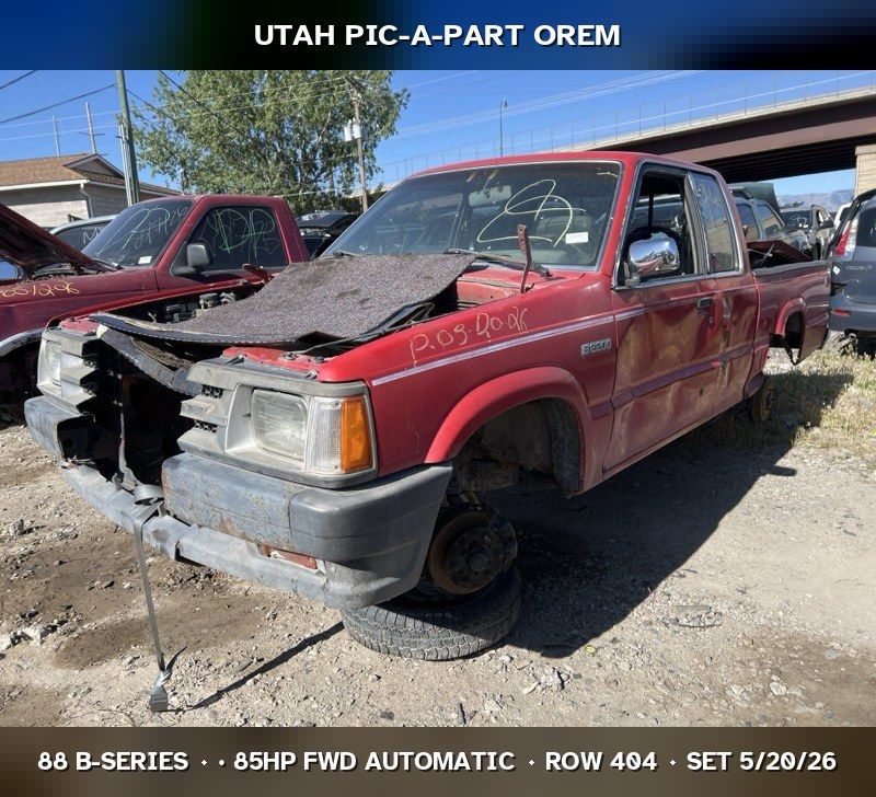 1988 Mazda B-Series Parts - UTPAP Orem