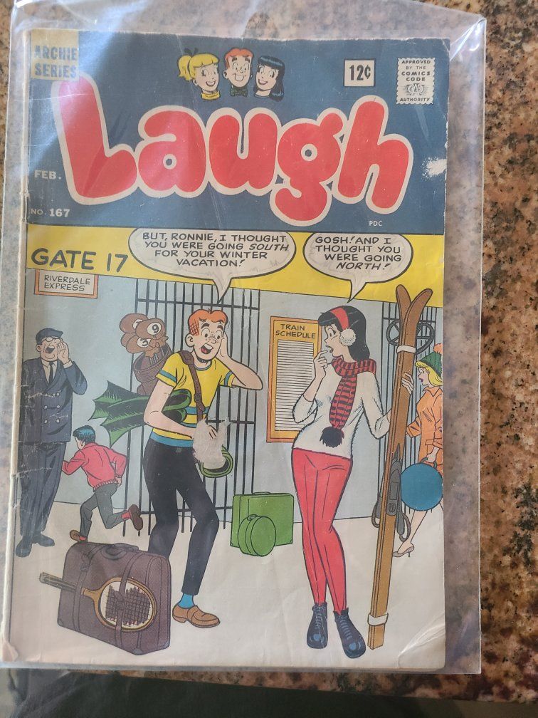 Vintage Laugh Comics #167 Archie Series Feb 12c Cover Silver Age Comic