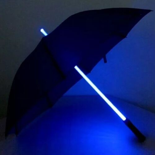 Light Up Umbrella with Blue LED Stem