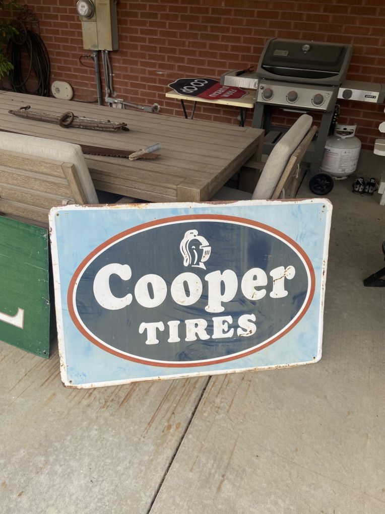 Cooper Tire Sign, And Central Freight Sign