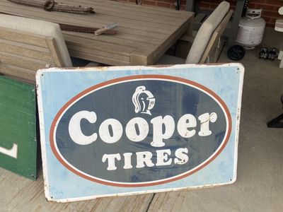 Cooper Tire Sign, And Central Freight Sign