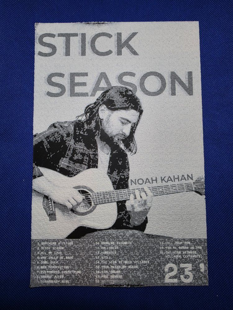 Noah Kahan "Stick Season" Album Cover 3-Color Lithograph