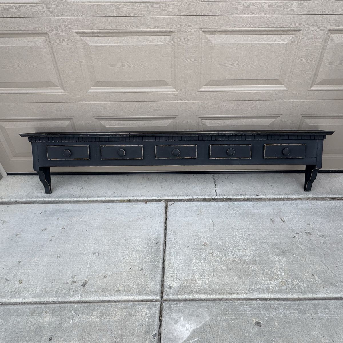 Black Decorative Shelf