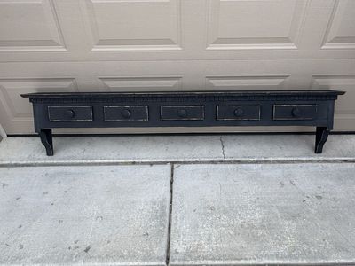 Black Decorative Shelf